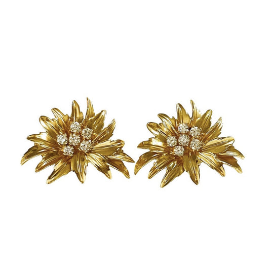 Henry Danker 3-D diamond leaf