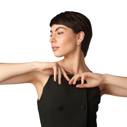 Tiffany & Co Schlumberger Pearl and Diamond earrings