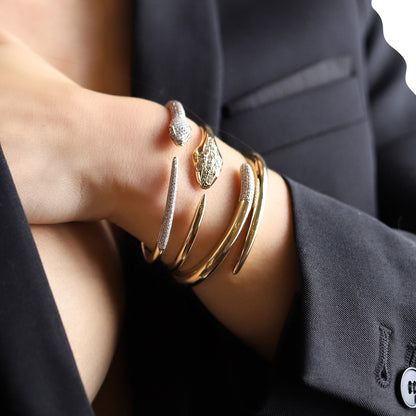 Double Python Tail Bangle