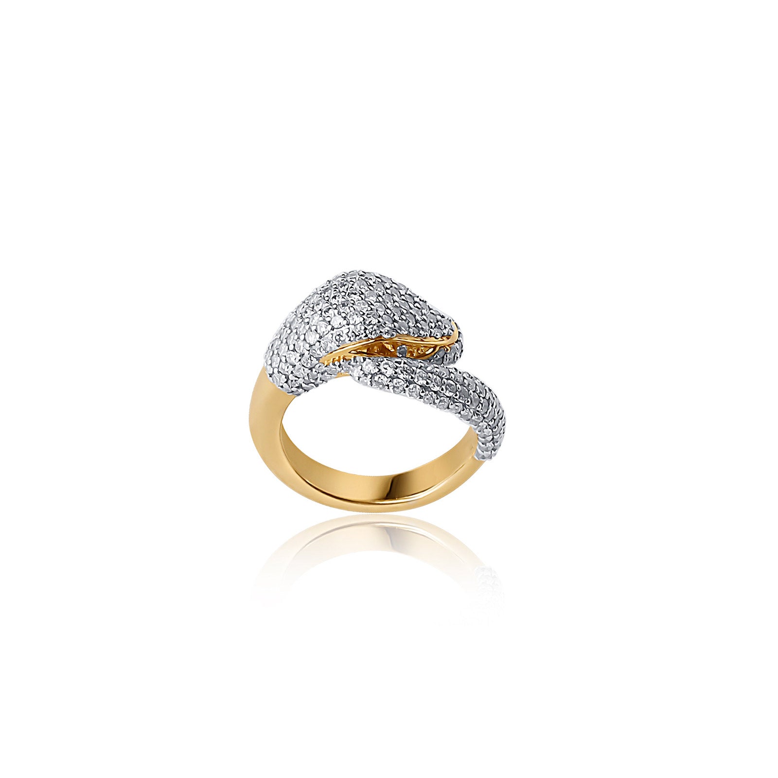 Python Gold Ring Jumbo Python Ring – L'GARÉ